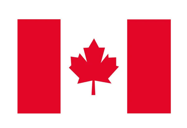 Bandeira Canada Vetor Fundo — Vetor de Stock