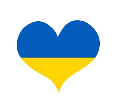 Ukrayna bayrağı illüstrasyon vektör