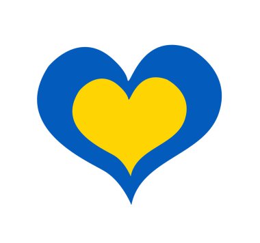 Ukrayna bayrağı illüstrasyon vektör