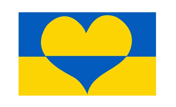 Ukraina Flaga Ilustracja Wektorowa — Wektor stockowy