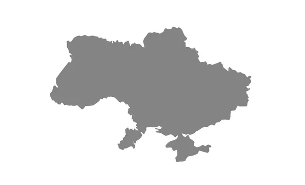 Mapa Ukraina Ilustracji Wektorowych — Wektor stockowy