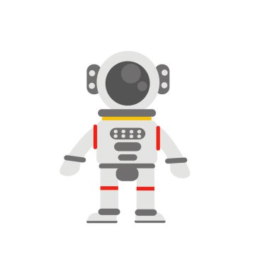 astronot vektör illüstrasyon tasarımı