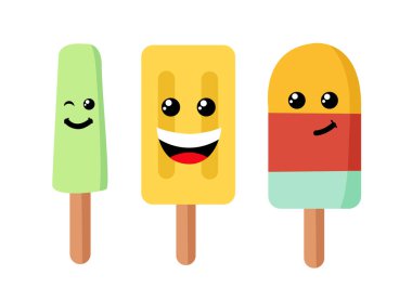 Dondurma vektör illüstrasyonu