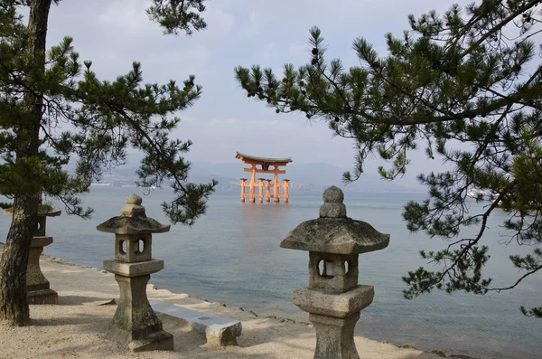 严岛神社 — 图库照片