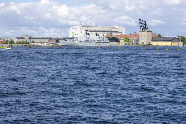 Oblast přístavu města Kodaň — Stock fotografie