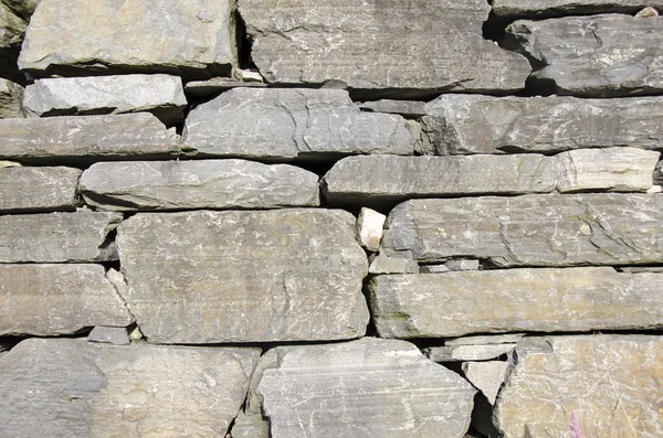 Grå stenmur bakgrundsmönster — Stockfoto