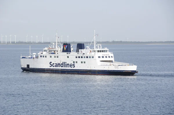 바다에 scandlines 페리 스톡 사진