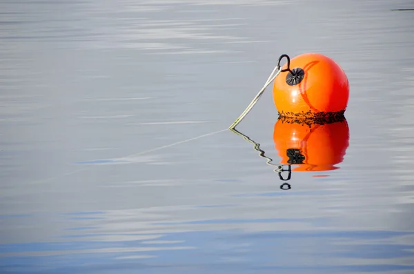 Orange buoy — Stock Photo, Image