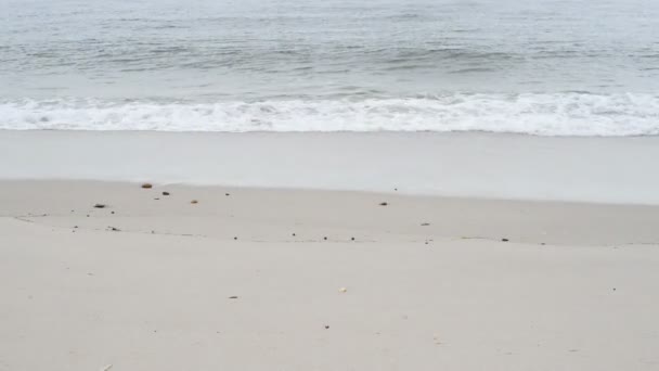 Olas en la playa — Vídeo de stock