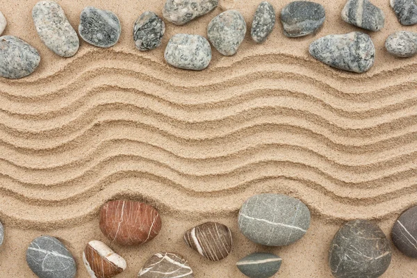 石头与砂作为背景 — 图库照片