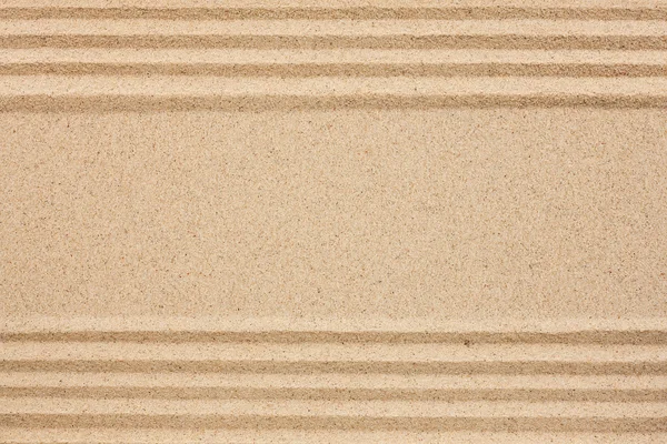 Linee rette nella sabbia — Foto Stock