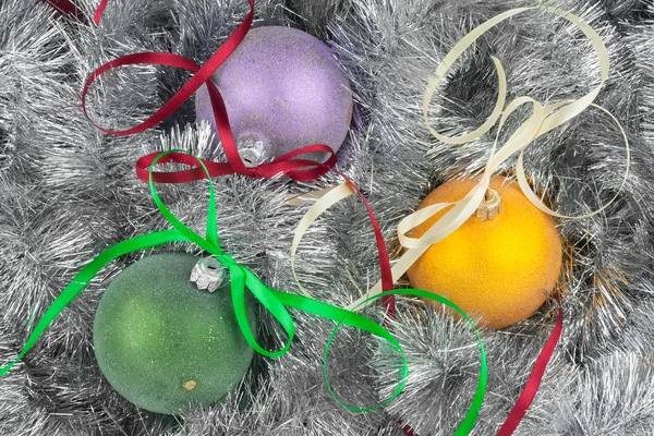 Noel top ve dekorasyon — Stok fotoğraf