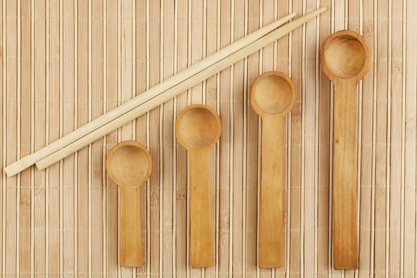 Spoon and chopsticks — Stock Photo, Image