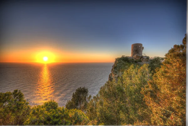 Torre defensa Banyalbufar — Foto de Stock