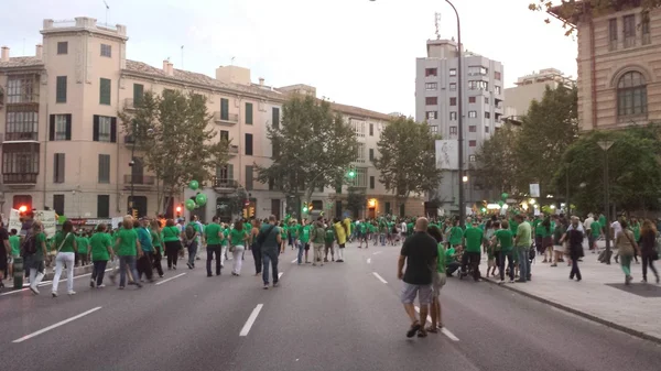 Spain education manifestation — Stock Photo, Image