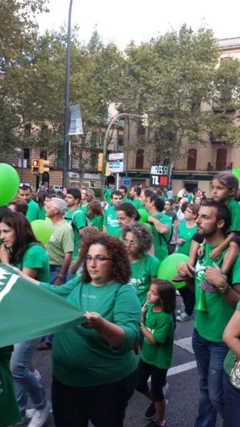 Espanha manifestação da educação — Fotografia de Stock