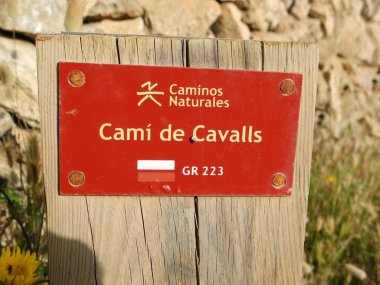 Cami Cavall, Menorca,Spain clipart