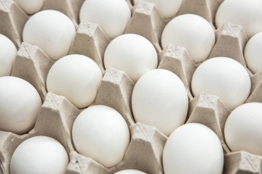 Bir paket taze yumurta.