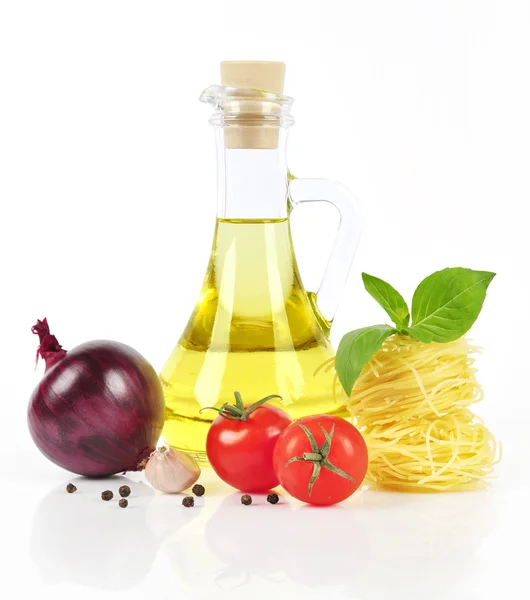 Italské těstoviny rajčatovému — Stock fotografie