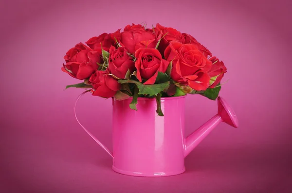 Bouquet av røde roser – stockfoto