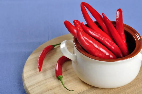 Red chili peppers — Stock Photo, Image