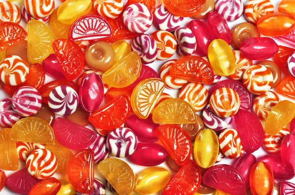 Vegyes színes gyümölcs candy — Stock Fotó