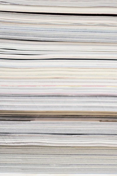 Pile of old magazines — Stock Photo, Image