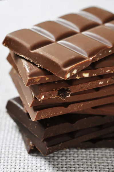Ассорти шоколада — стоковое фото