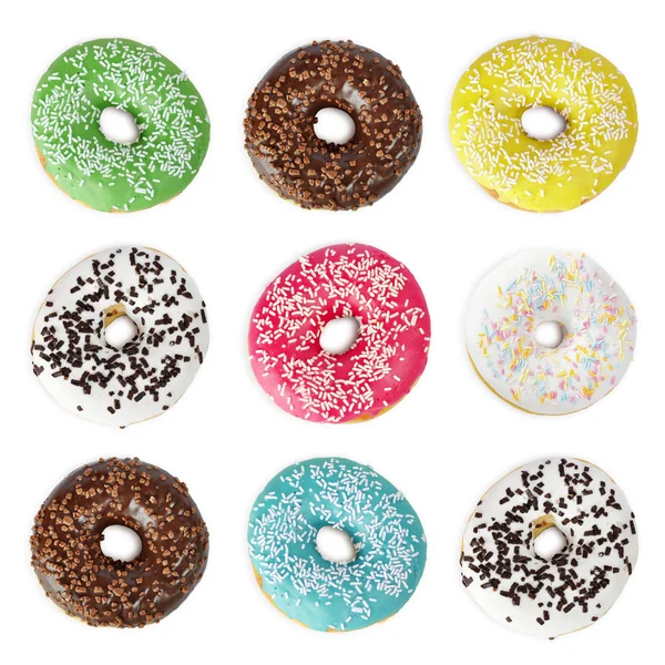 Donuts coloridos — Fotografia de Stock