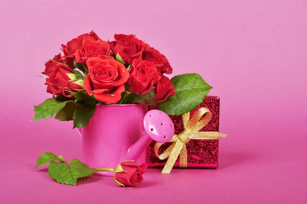 Bouquet di rose rosse — Foto Stock