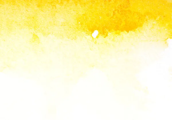 Żółty abstrakcyjny akwarela — Zdjęcie stockowe