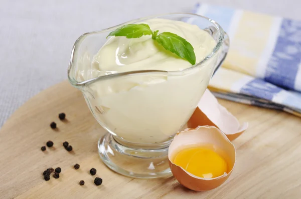 Homemade mayonnaise — Stock Photo, Image