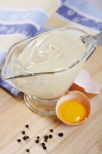 Homemade mayonnaise — Stock Photo, Image
