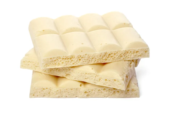 White porous chocolate — Stock Photo, Image