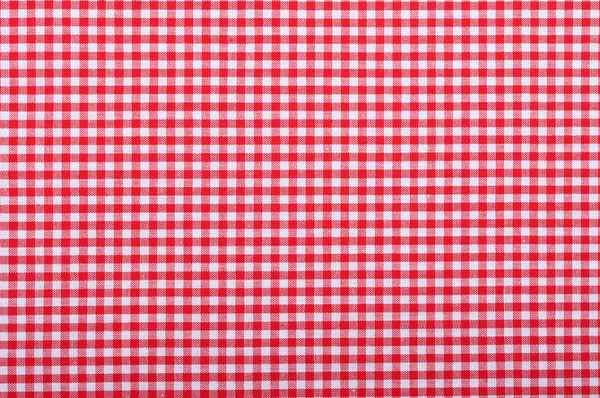 Red checkered fabric — Stock Photo, Image