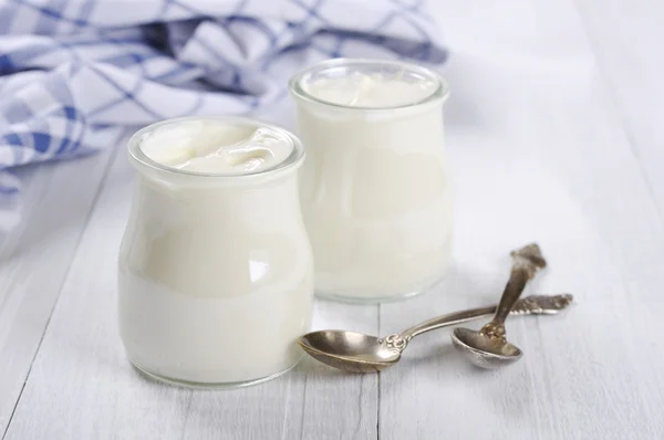 Yogurt greco — Foto Stock