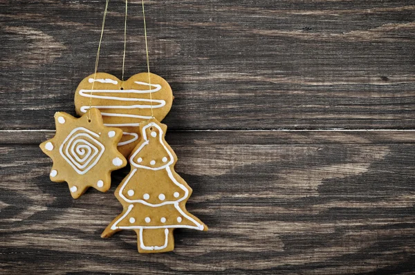 Galletas de jengibre y miel de Navidad — Foto de Stock