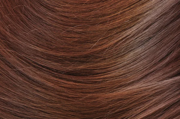 ブルネットの髪のテクスチャ — ストック写真