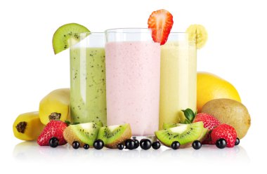 Fruit smoothies clipart