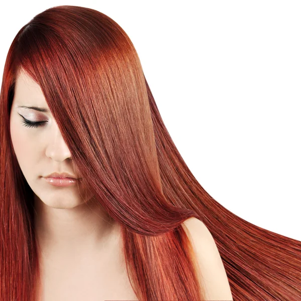 Červené vlasy — Stock fotografie