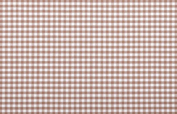 Brown checkered fabric — Stock Photo, Image