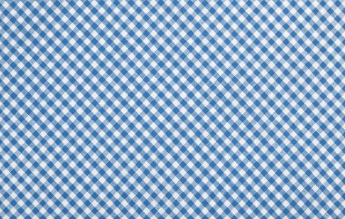 blue checkered fabric clipart