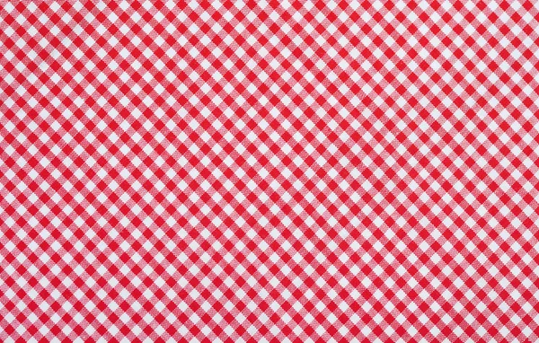 Red checkered fabric — Stock Photo, Image