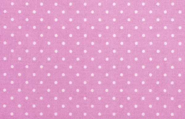 Tecido de bolinhas rosa — Fotografia de Stock
