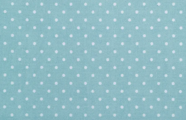 Modré polka dot tkanina — Stock fotografie