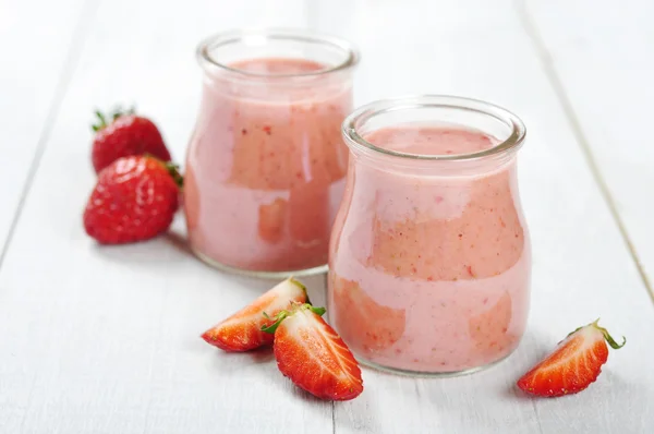 Aardbei dessert — Stockfoto