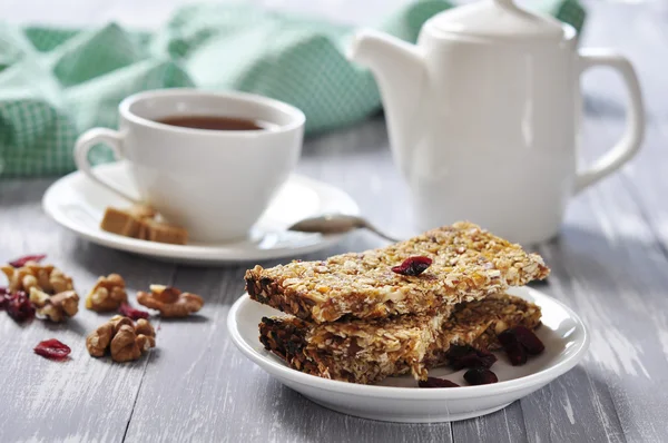 Barras de muesli — Fotografia de Stock