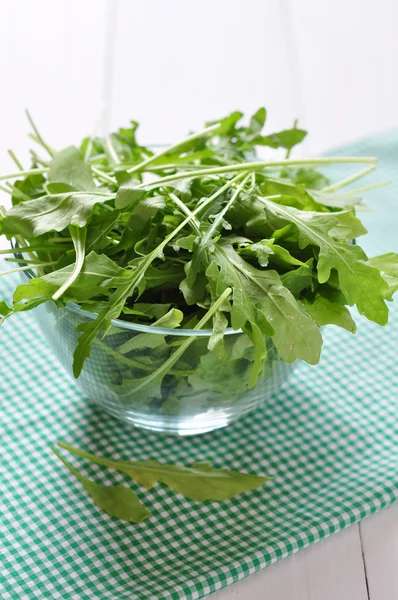 Foglie di rucola fresche — Foto Stock