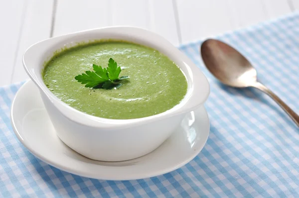 Sopa de espinacas — Foto de Stock