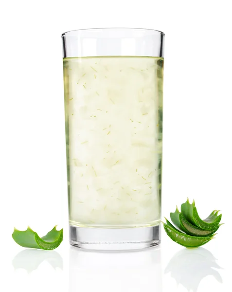 Sumo de Aloe Vera — Fotografia de Stock